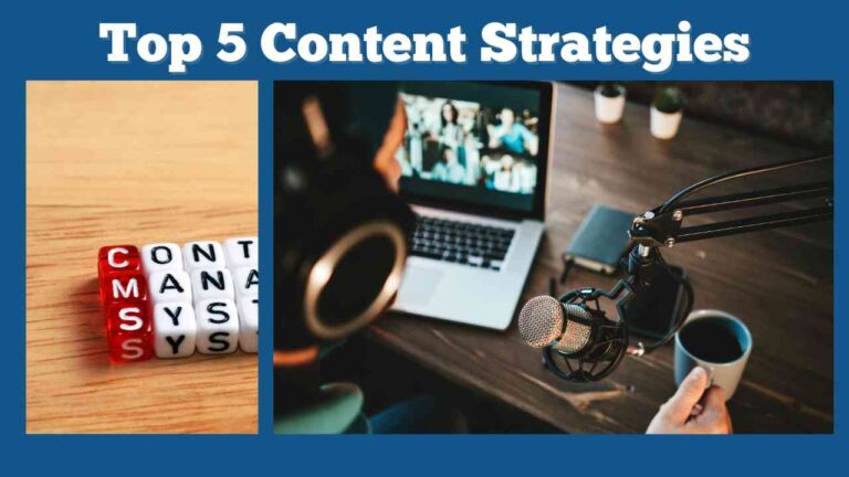 banner - Top 5 Content Strategies for small biz owners