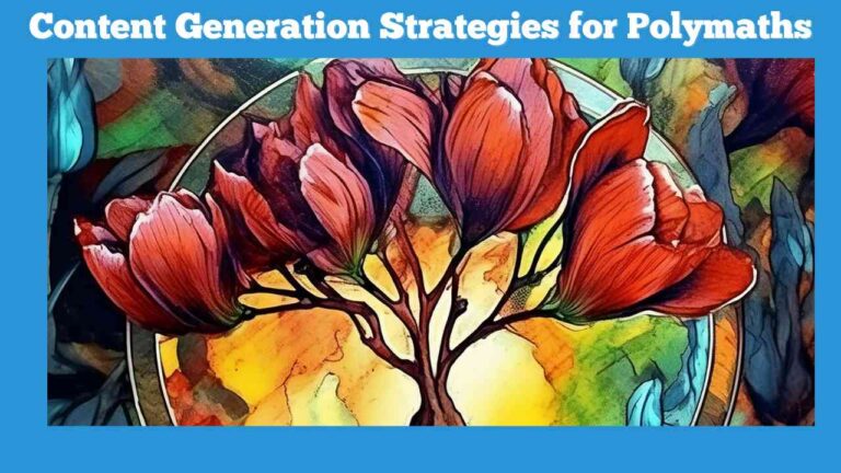 banner - content generation strategies for polymaths