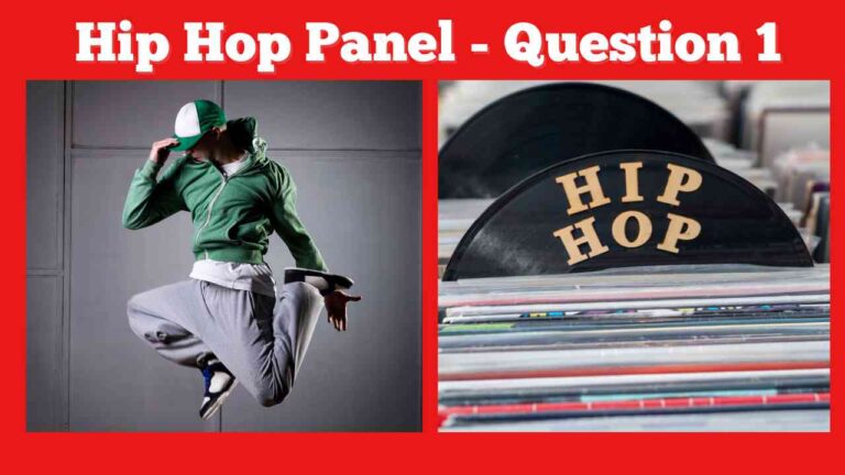 Hip Hop Panel - Question 1